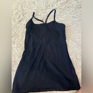 lululemon athletica Black Tank Top